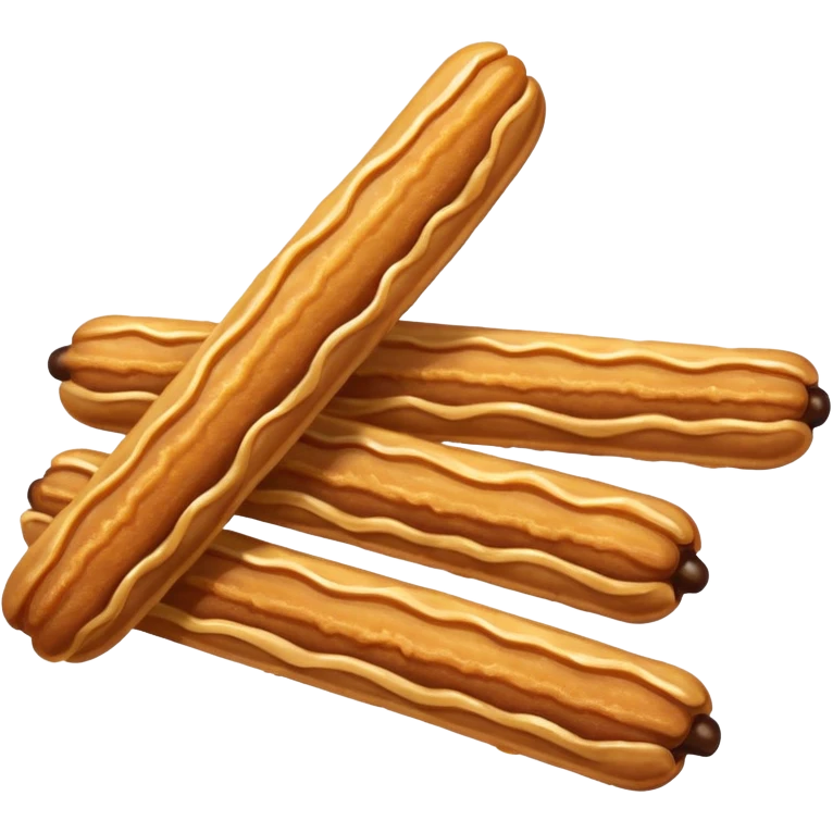 black churros emoji