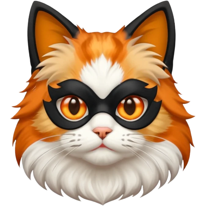 cat with black mask  emoji