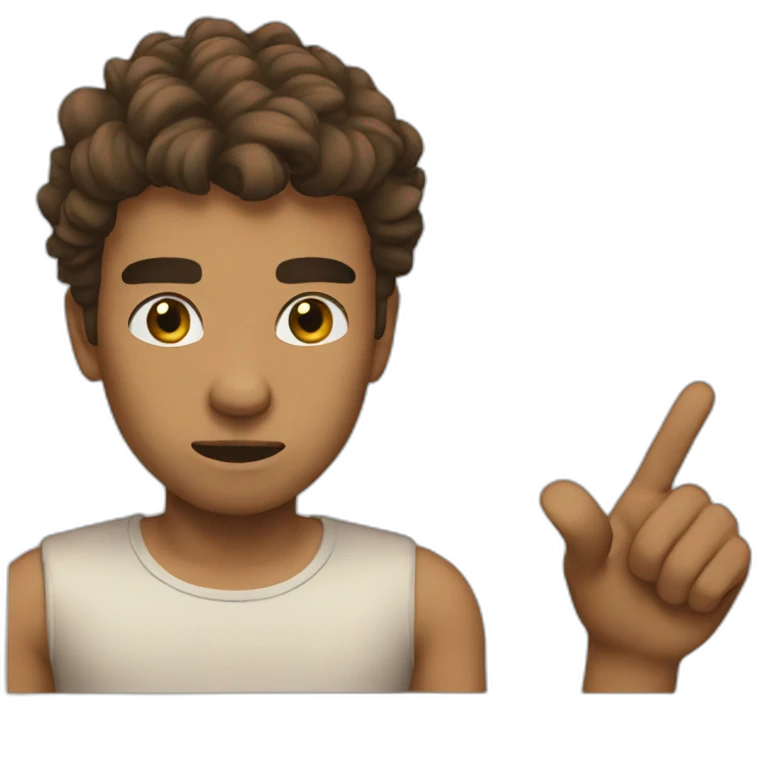 loser touch emoji