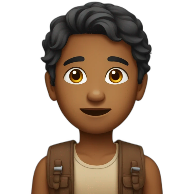 Indian brown boy emoji