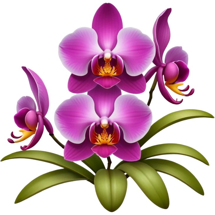 Orquídeas emoji