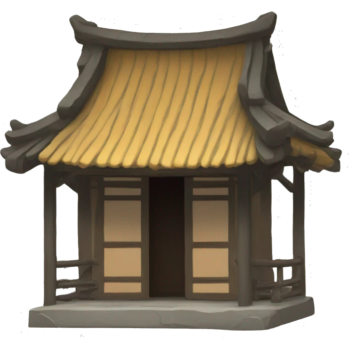 Chinese-style hut emoji