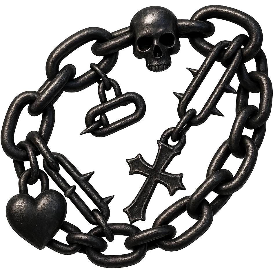 emo chain, no background emoji
