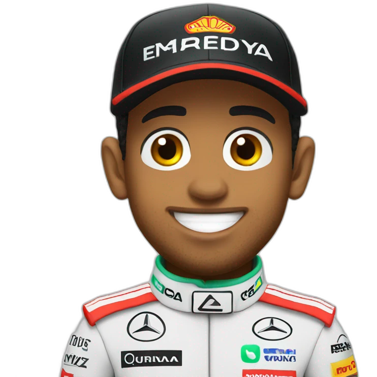 Lewis Hamilton who win emoji