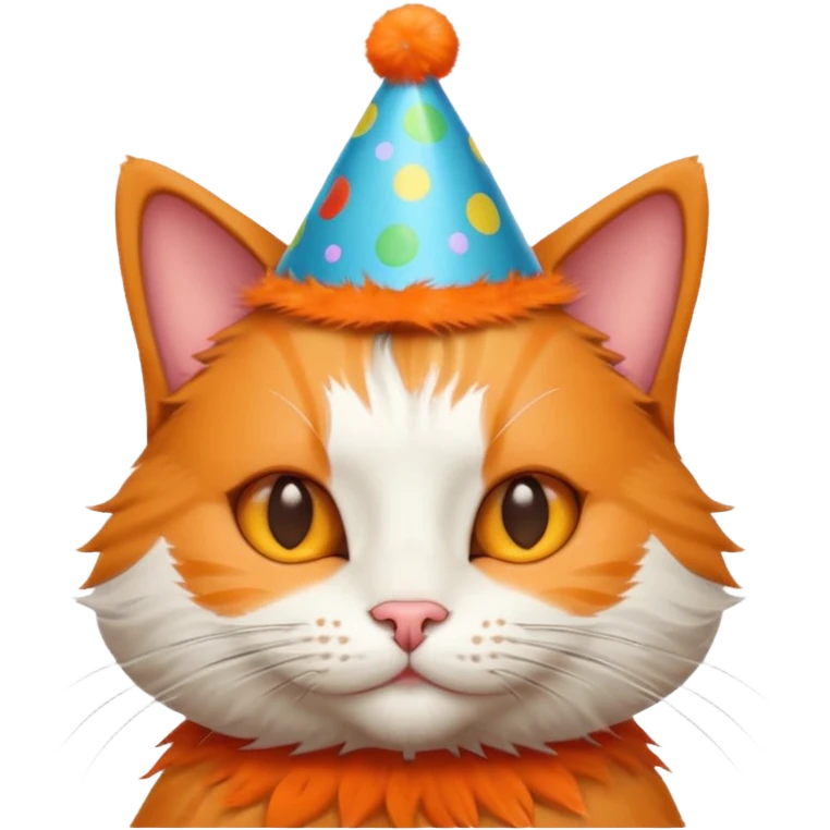 cat with party hats emoji