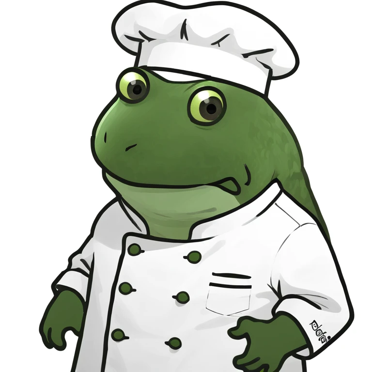 bufo in a chef coat emoji