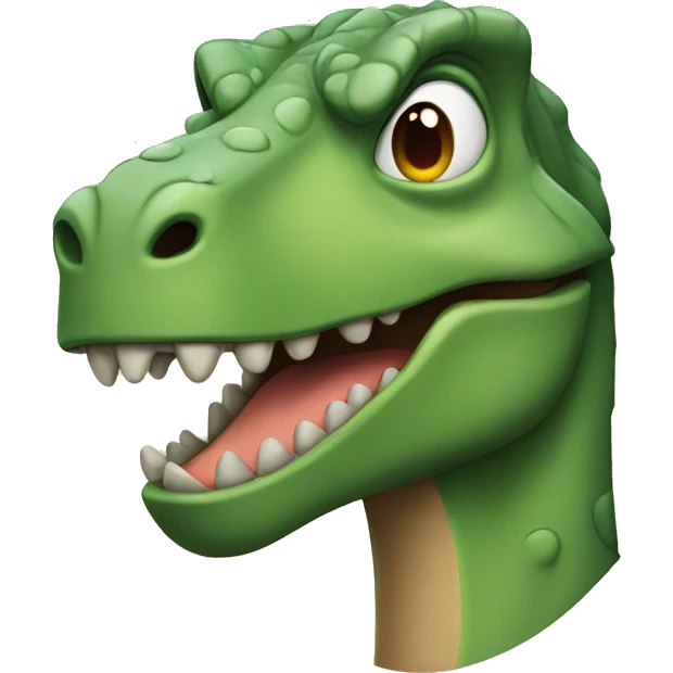 Retro dinosaur  emoji