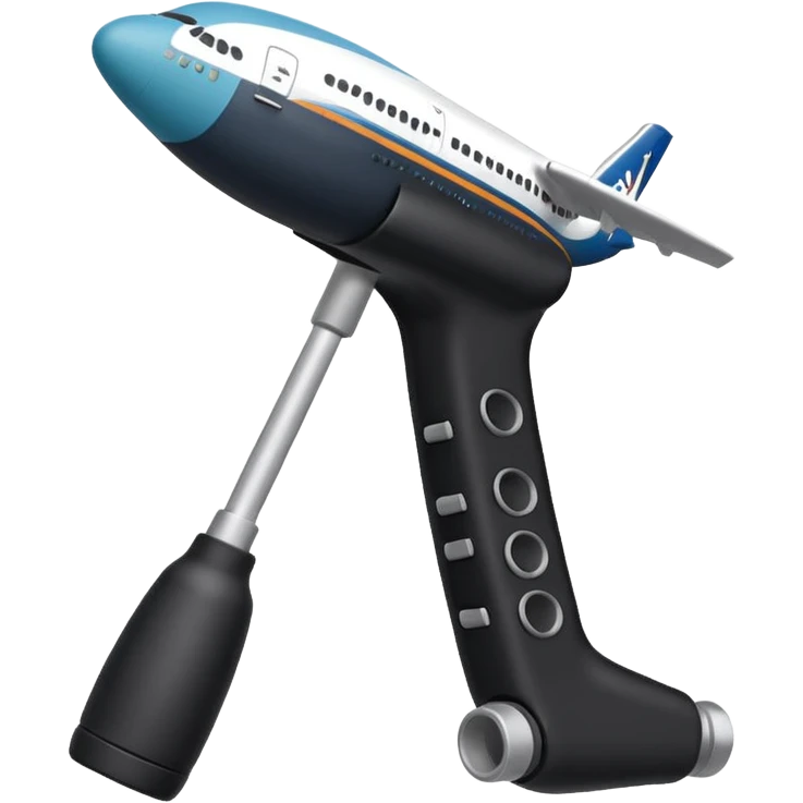 An airbus A380 sidestick emoji