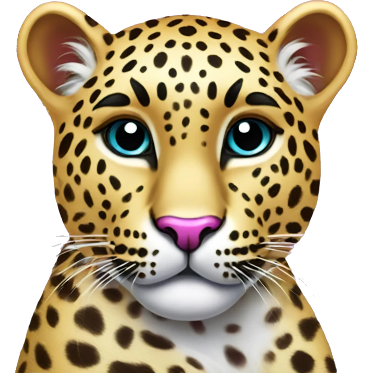 Lisa frank leopard  emoji