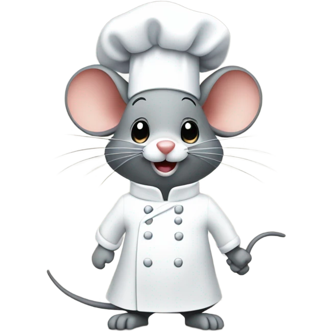 Mouse with chef hat emoji