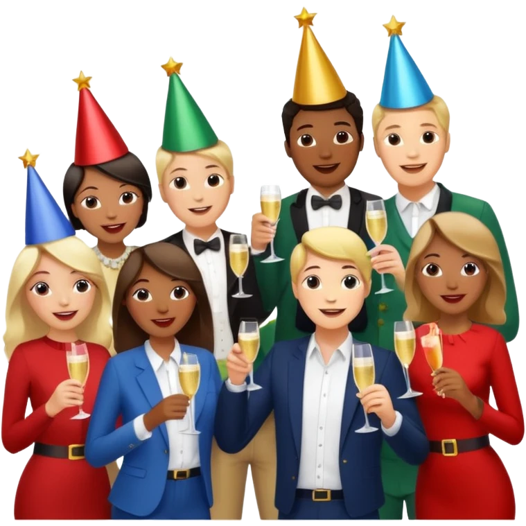 christmas work party decoration joy emoji