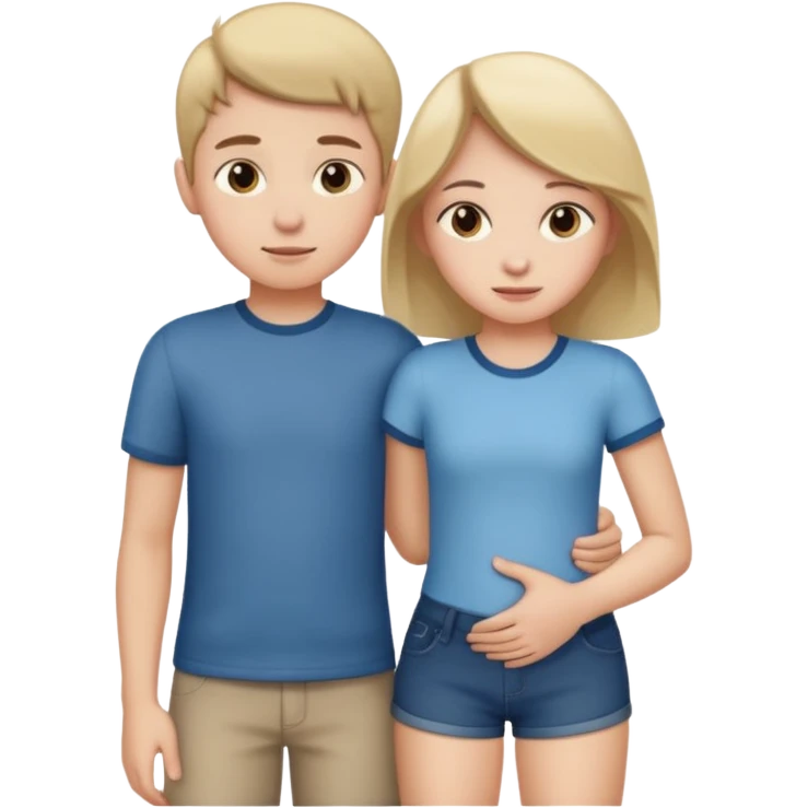 Boy hand on girl booty ass emoji