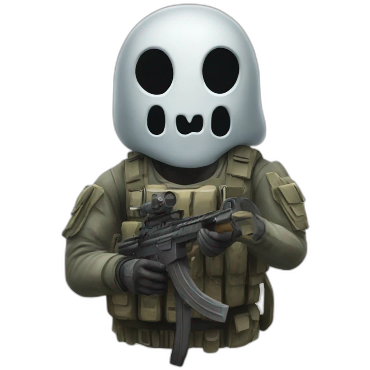 Ghost call of duty emoji