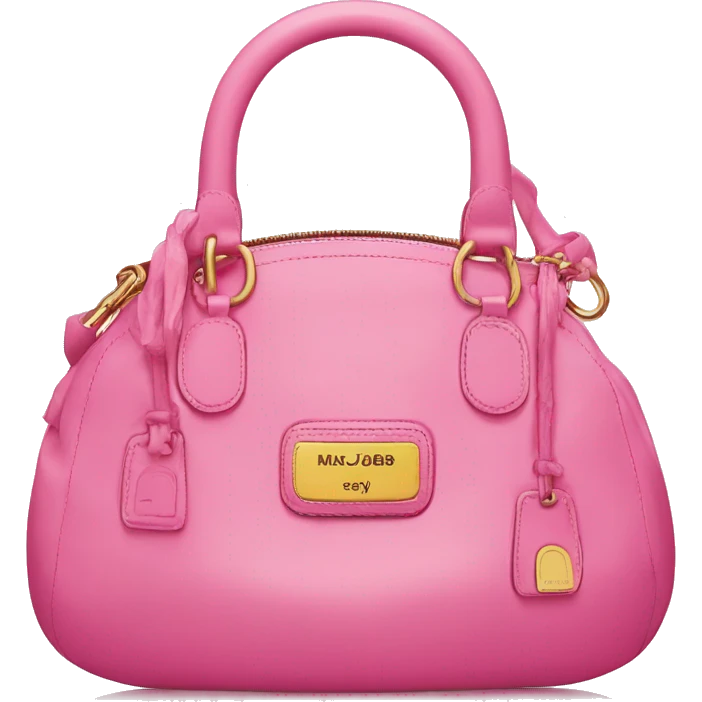 Pink marc by marc Jacobs bag emoji