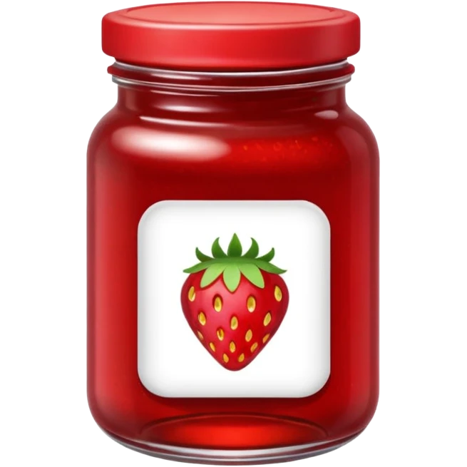 Strawberry jam emoji