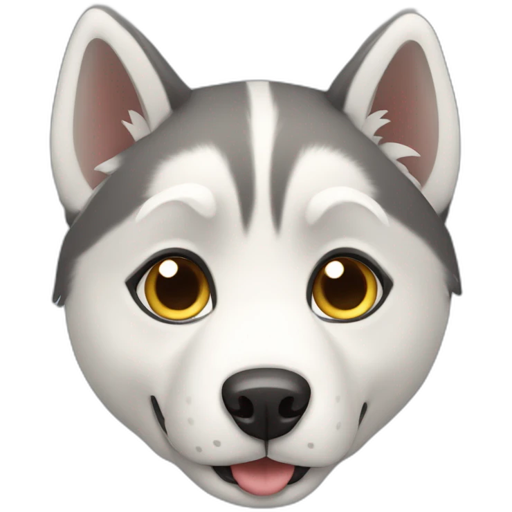 Husky dog emoji
