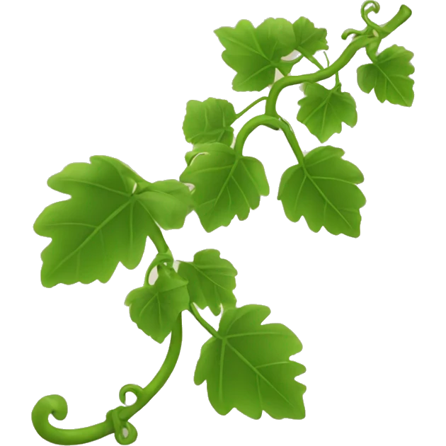 vine with leaves emoji