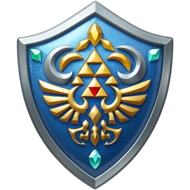 glitter shield Hylian emoji