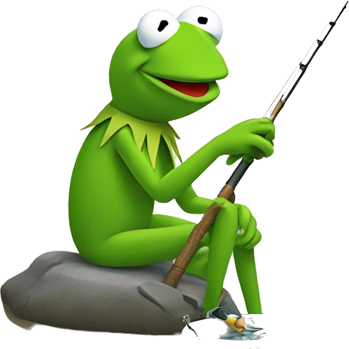 kermit fishing  emoji