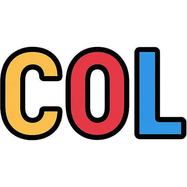 Col as a lineal color icon, clean outlines, touch of color, modern professional look emoji