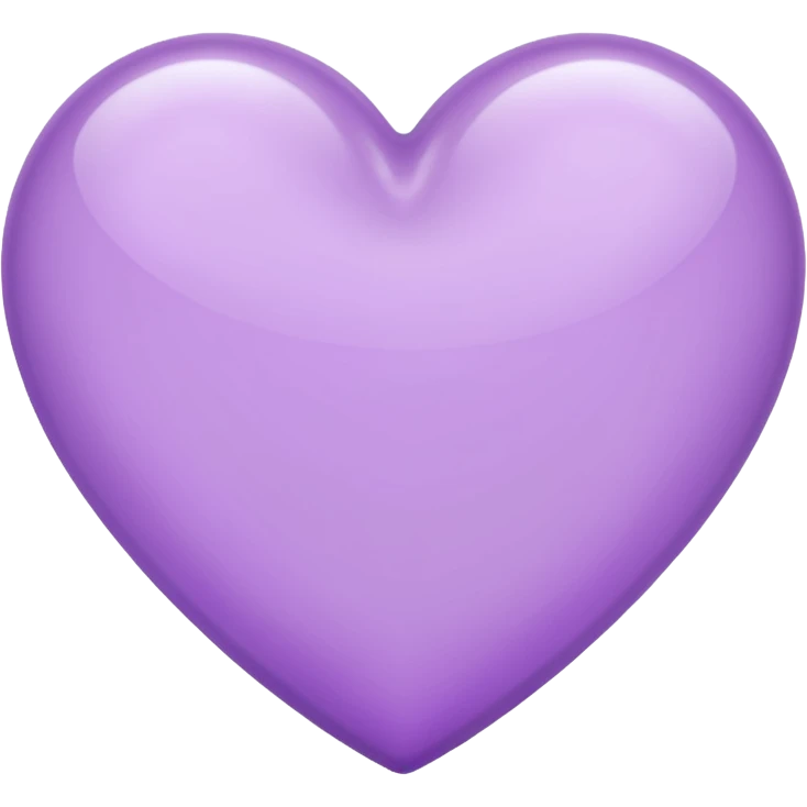 Light purple heart emoji