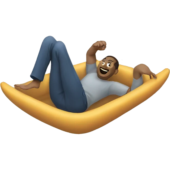 floating man emoji