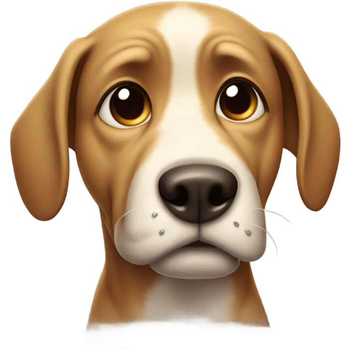 Dog sobs emoji
