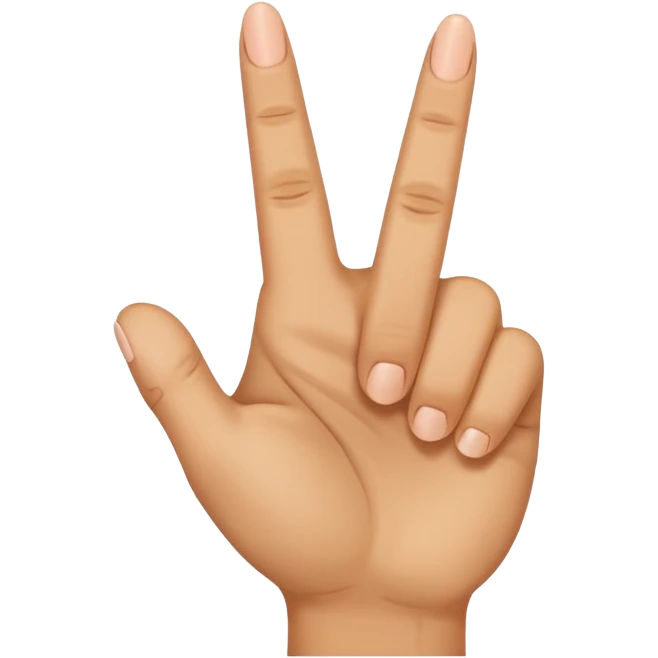 Smiling middle finger emoji