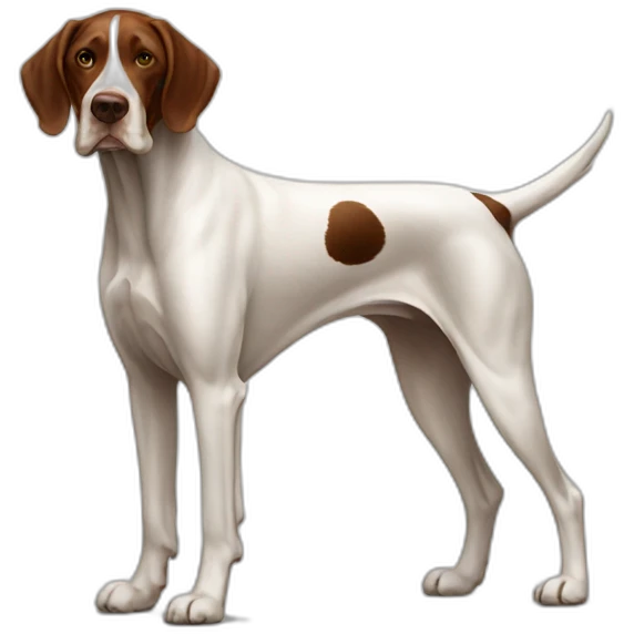 Portuguese Pointer full-body emoji