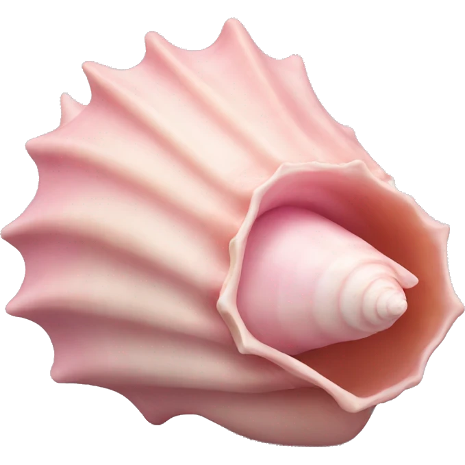 Pink conch shell  emoji