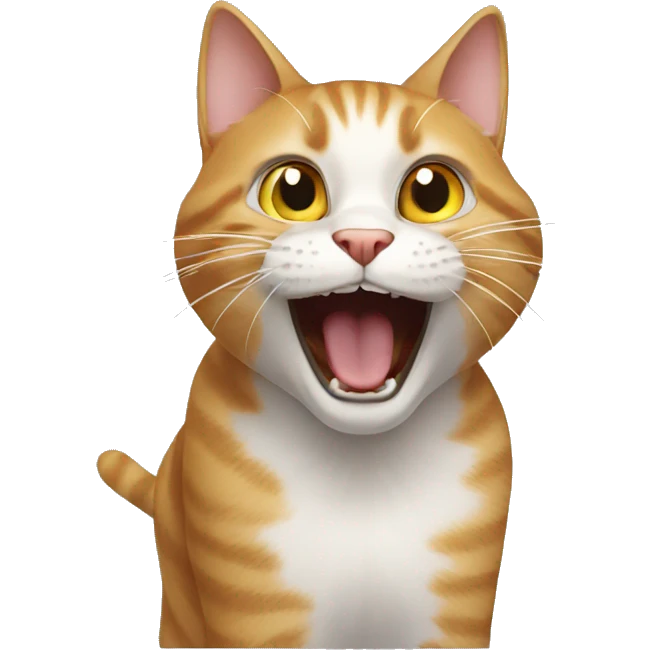 cat going nuts emoji