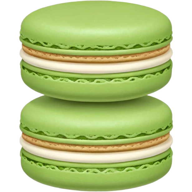 green-macaron emoji