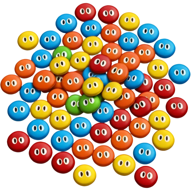M&m chocolate emoji