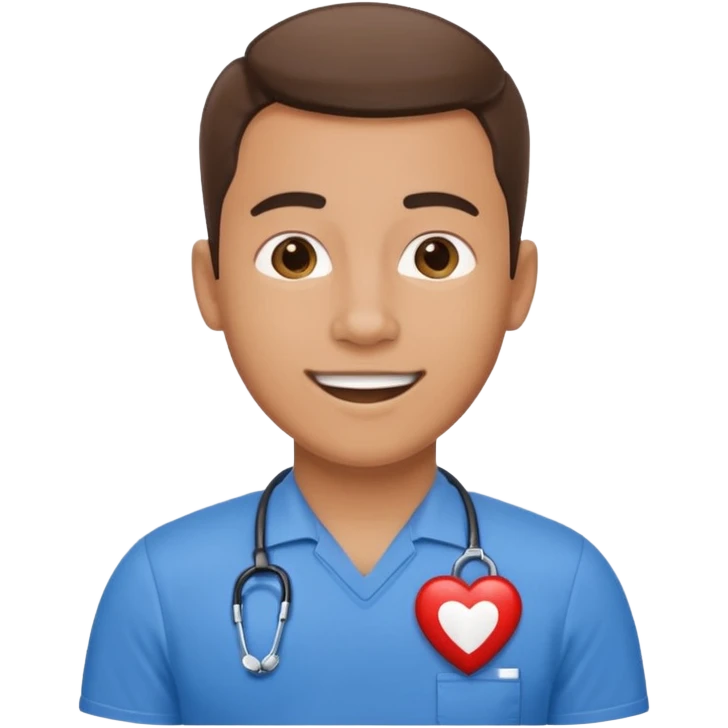 CPR instructor that looks happy emoji
