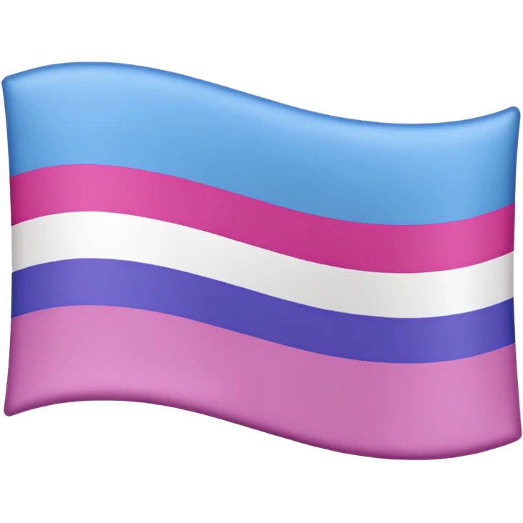 Bandera bisexual Rosa violeta y celeste  emoji