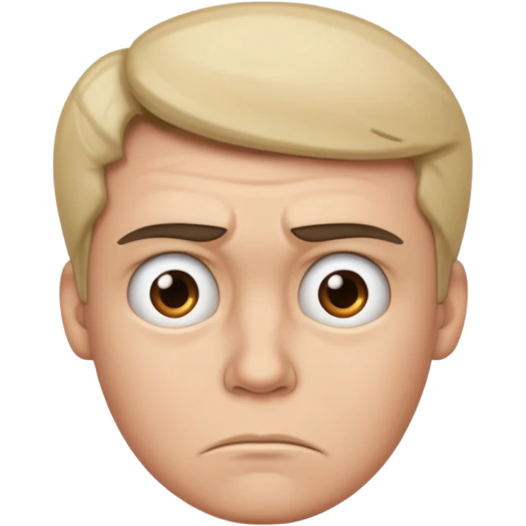 frown judgy emoji