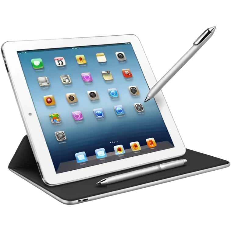 ipad and apple pen emoji
