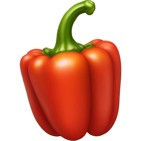 red bell pepper emoji