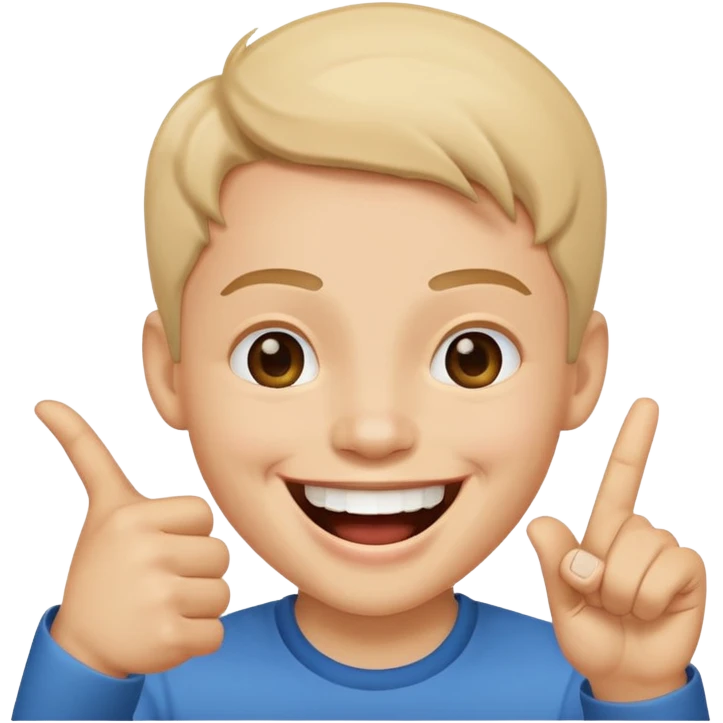 laughing and pointing emoji