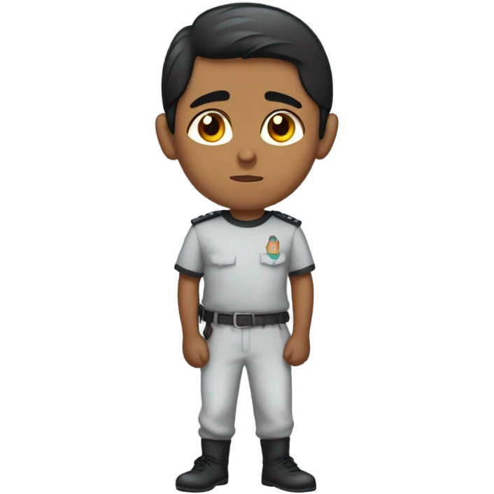 Indian boy in jail emoji