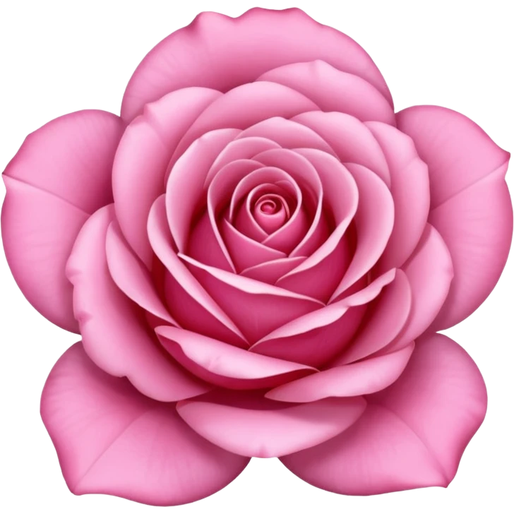 the petal of a pink rose emoji