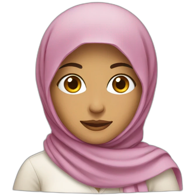 Arab woman in headscarf emoji