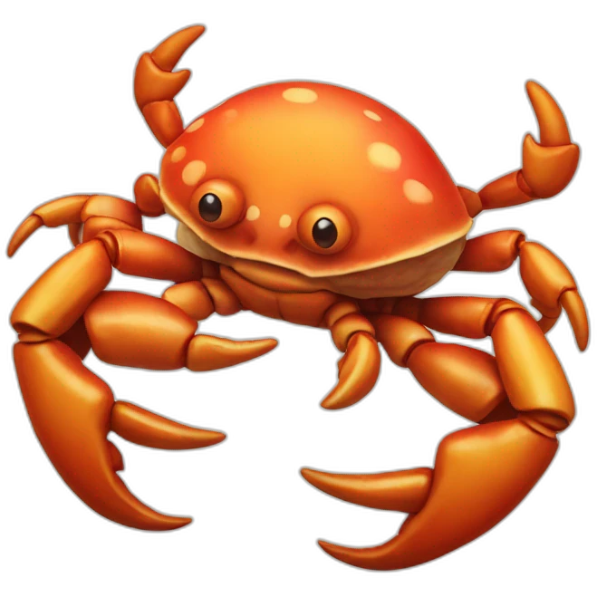 Clown crab emoji