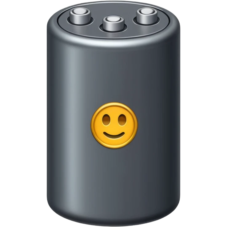 realistic big battery emoji
