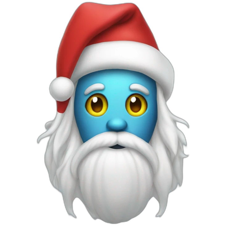 alien santa emoji