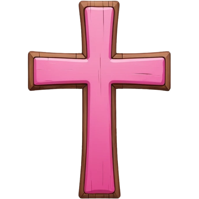 pink cross emoji