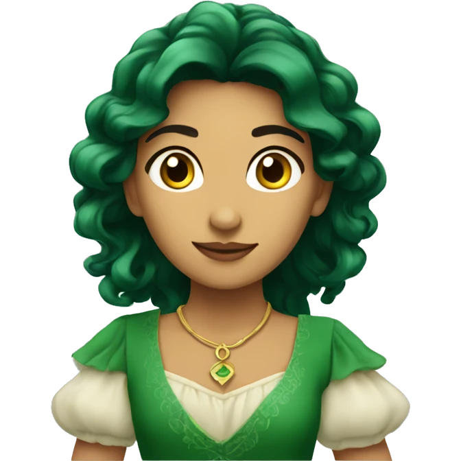 Esmeralda verde emoji
