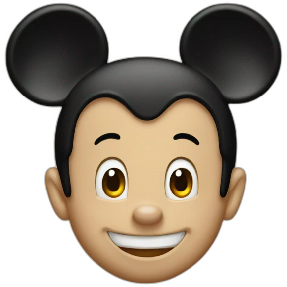 Mickey Mouse emoji