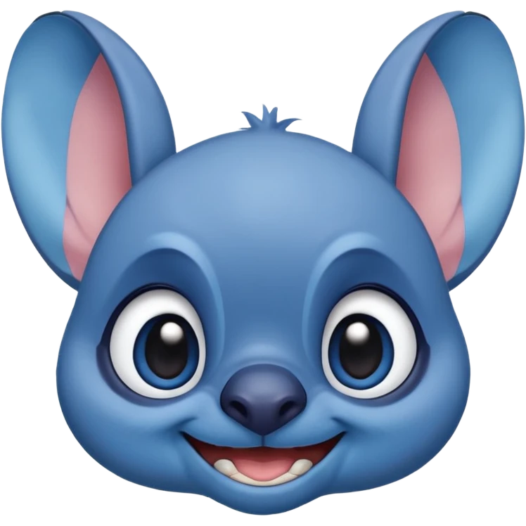 Q stitch sea realista pero como en la pelicula emoji