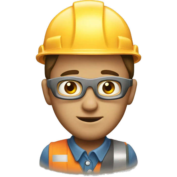 A builder icon emoji